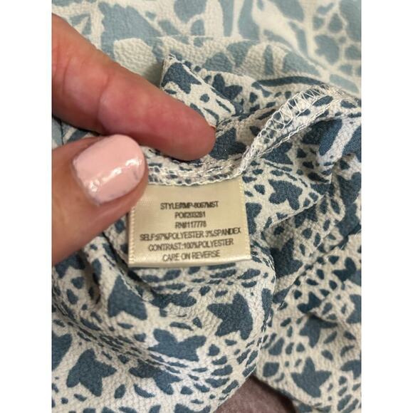 Lovestitch babydoll maxi dress, blue/white, small, bohemian, festival, coastal - Picture 7 of 7